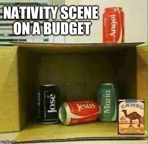 Nativity Scene On A Budget (479x468 26kb)